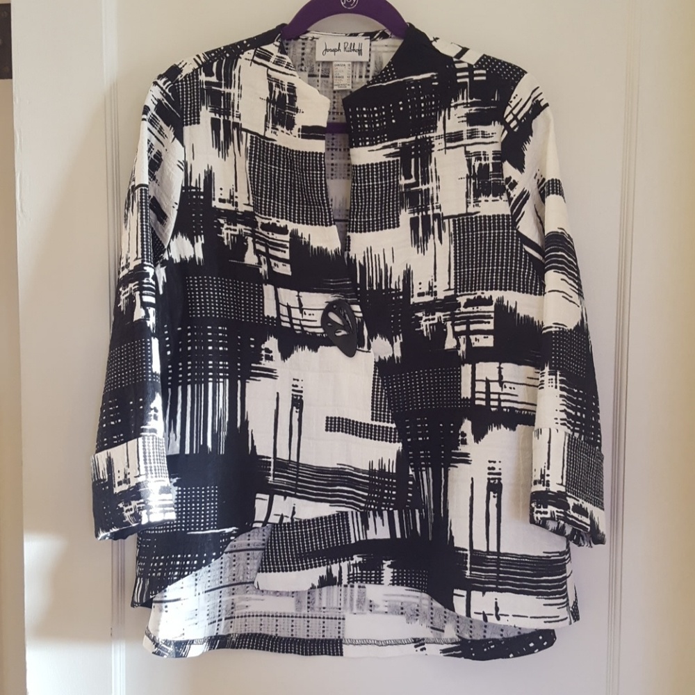 Joseph Ribkoff Asymmetrical Jacket